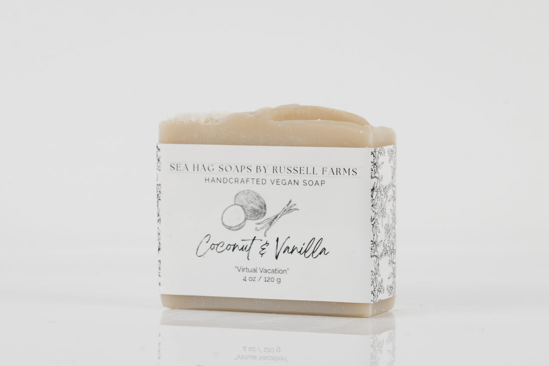 Coconut &amp; Vanilla Vegan Soap