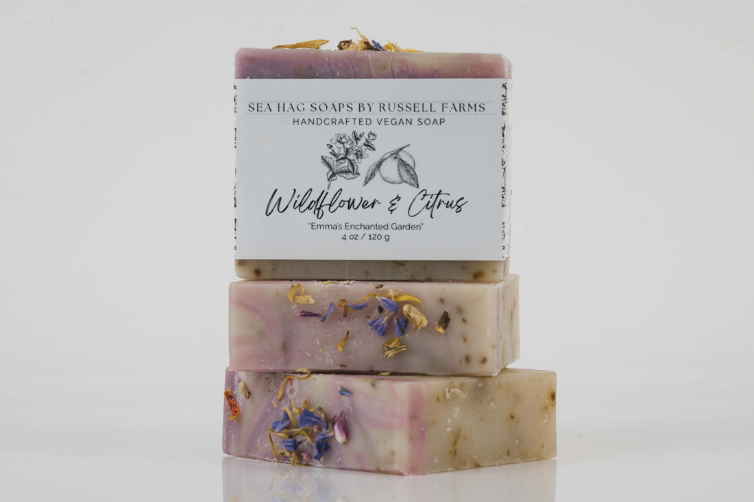 Wildflower &amp; Citrus Vegan Soap
