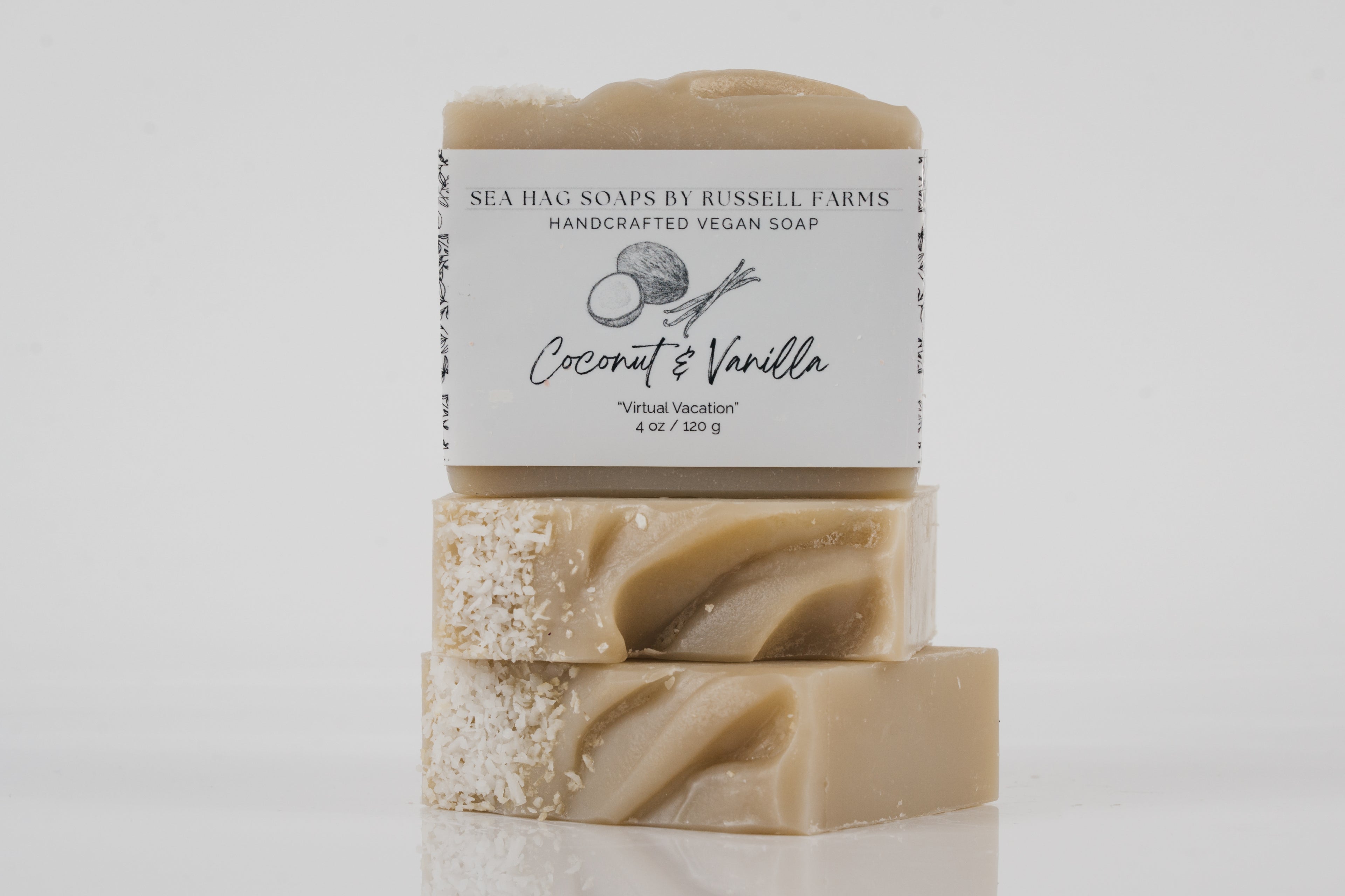 Coconut &amp; Vanilla Vegan Soap