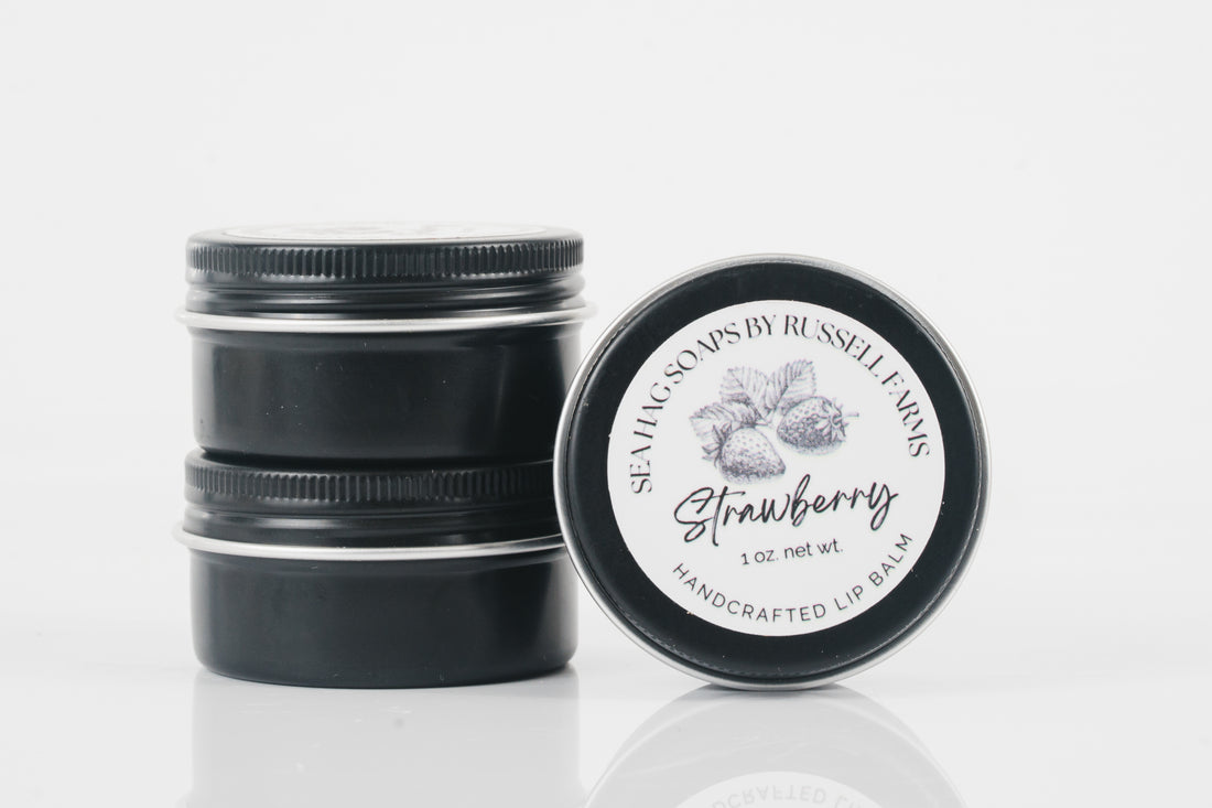 Strawberry lip balm