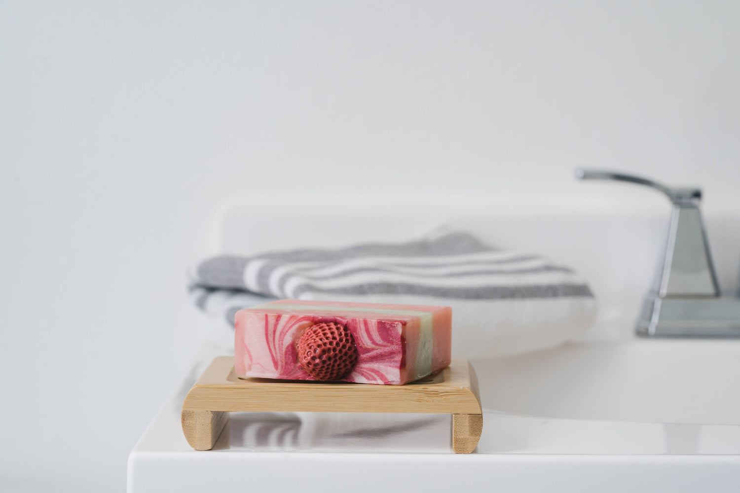 Strawberry Vegan Soap