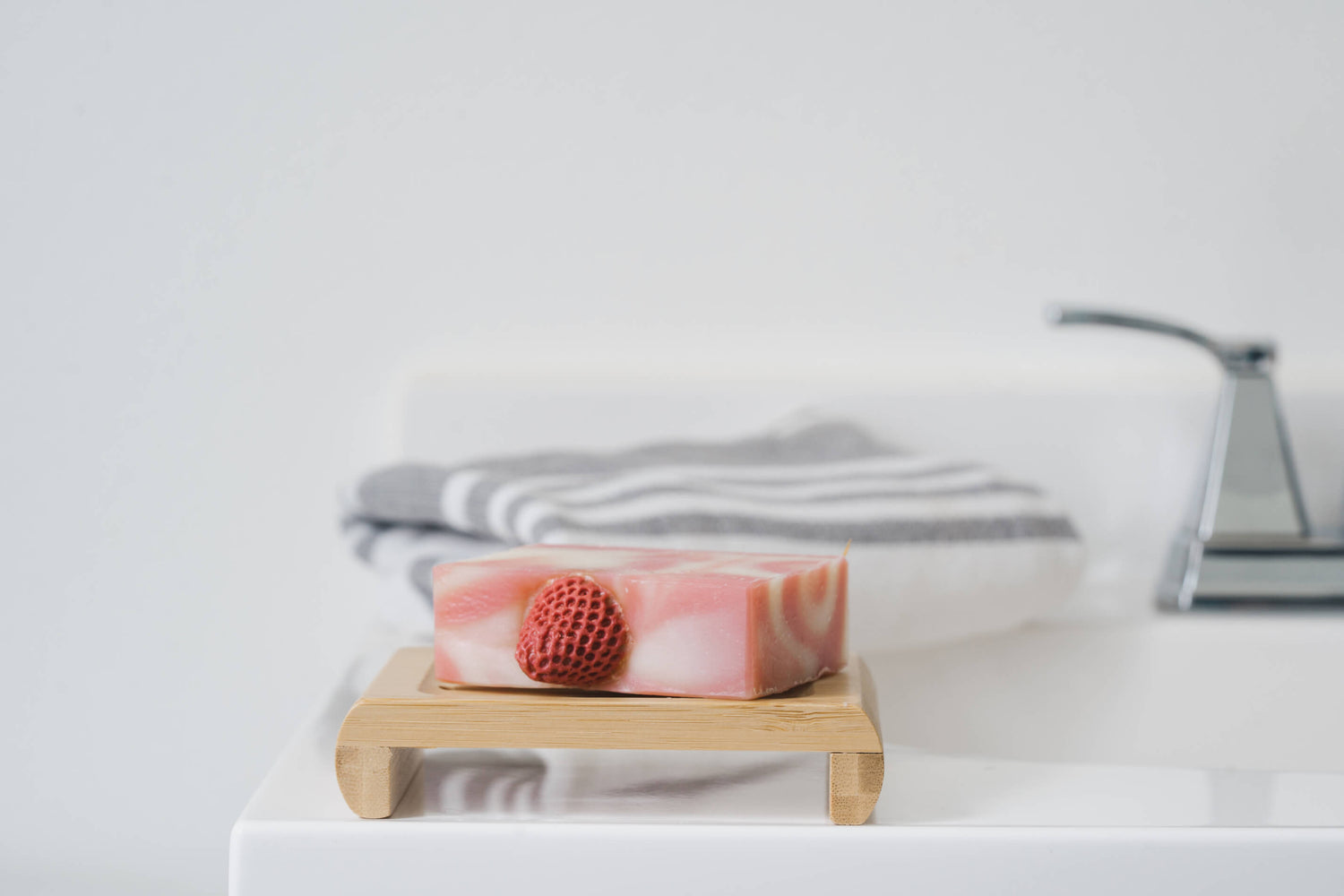 Strawberry Vegan Soap