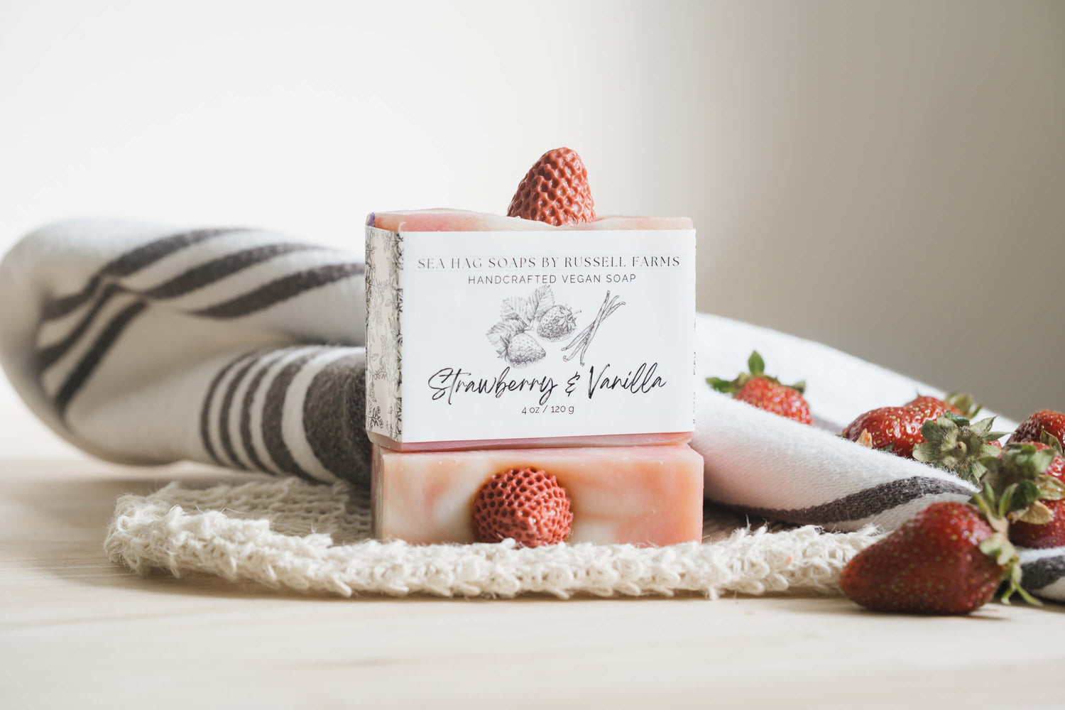 Strawberry Vegan Soap