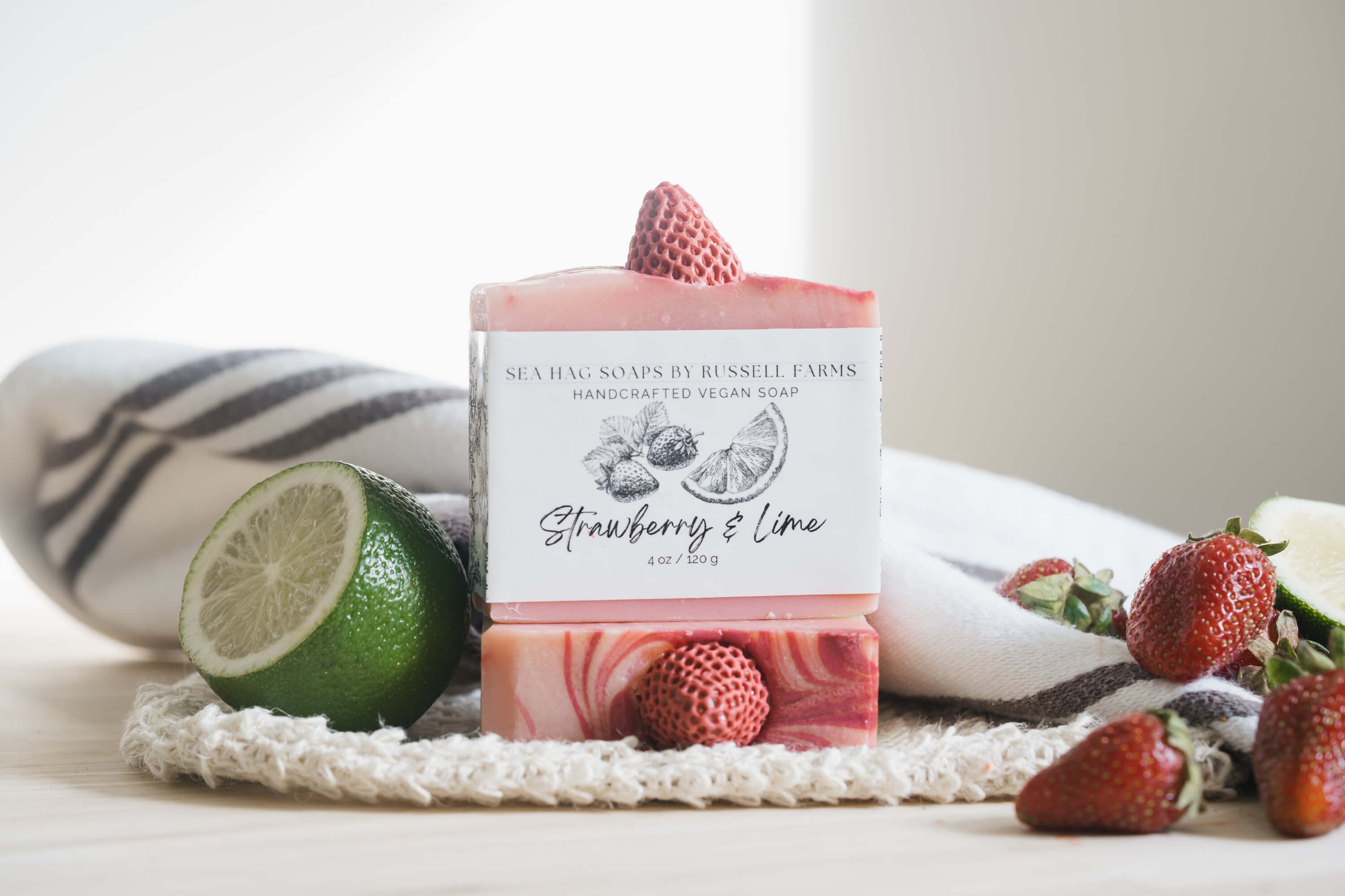 Strawberry Vegan Soap